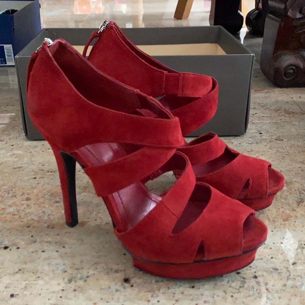 BCBGeneration Red Dress Heels